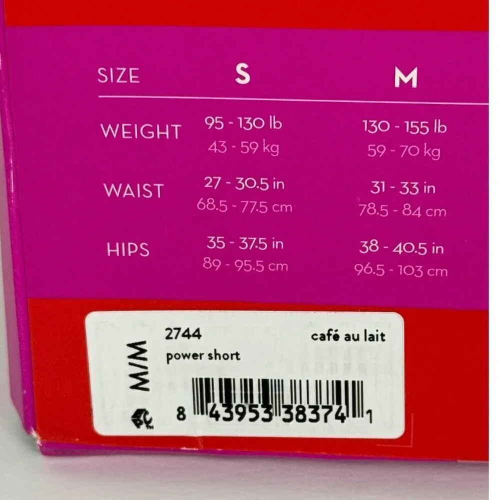 Spanx NEW Power Short MED Cafe Au Lait Shapewear 6